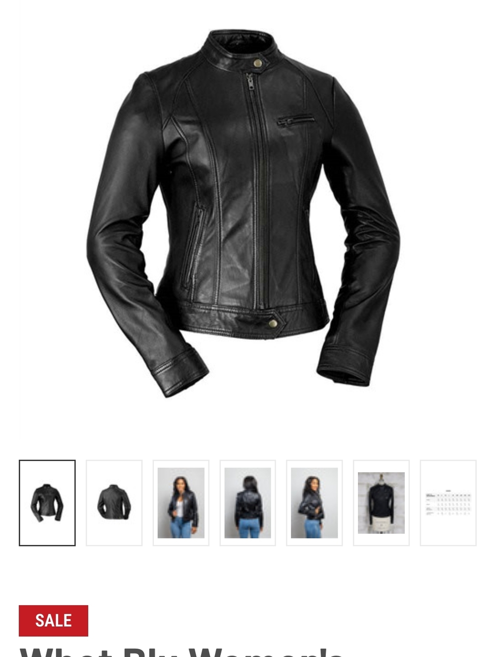 Real Leather Jacket - Picture 6 of 6
